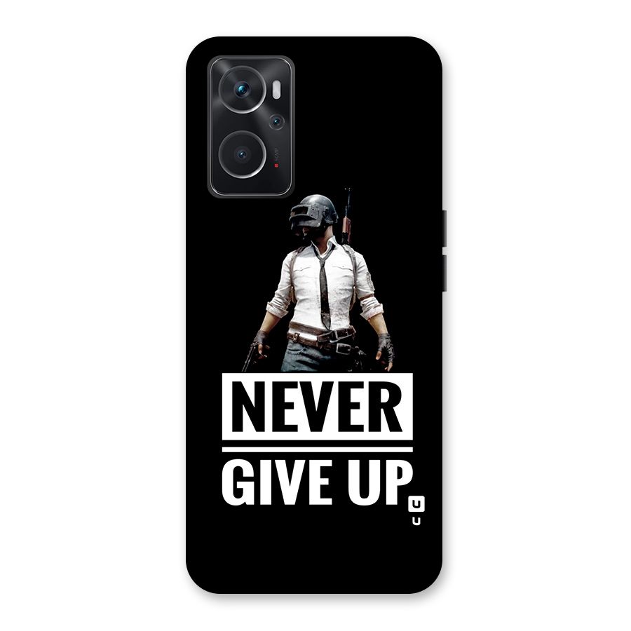 Never Giveup Back Case for Oppo K10 4G