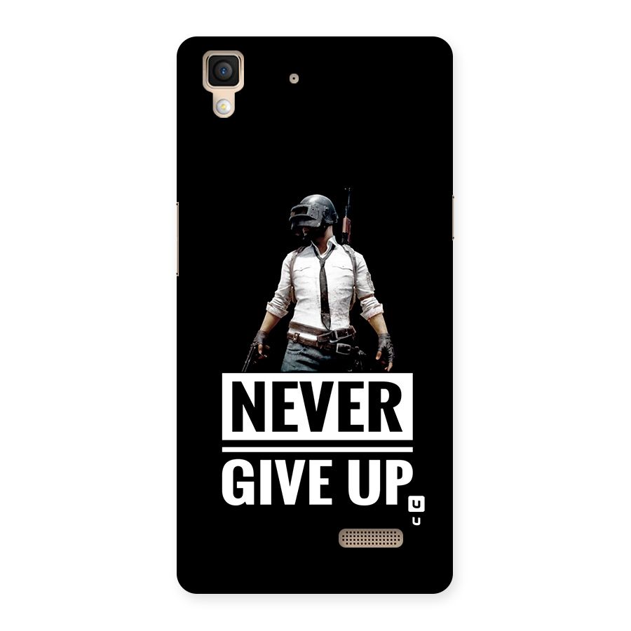 Never Giveup Back Case for Oppo R7