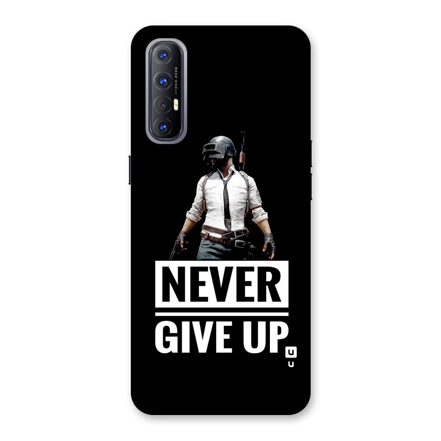 Never Giveup Back Case for Oppo Reno3 Pro