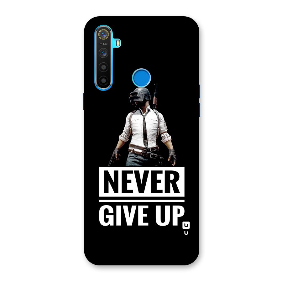 Never Giveup Back Case for Realme 5s