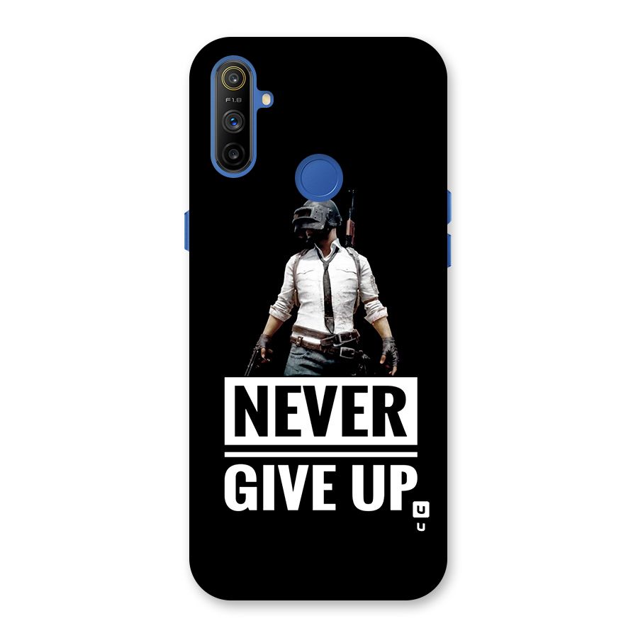 Never Giveup Back Case for Realme Narzo 10A