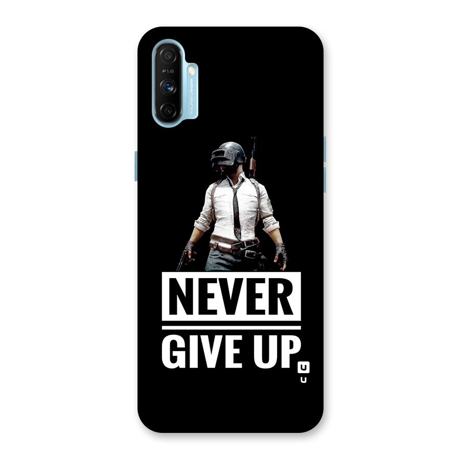 Never Giveup Back Case for Realme Narzo 20A