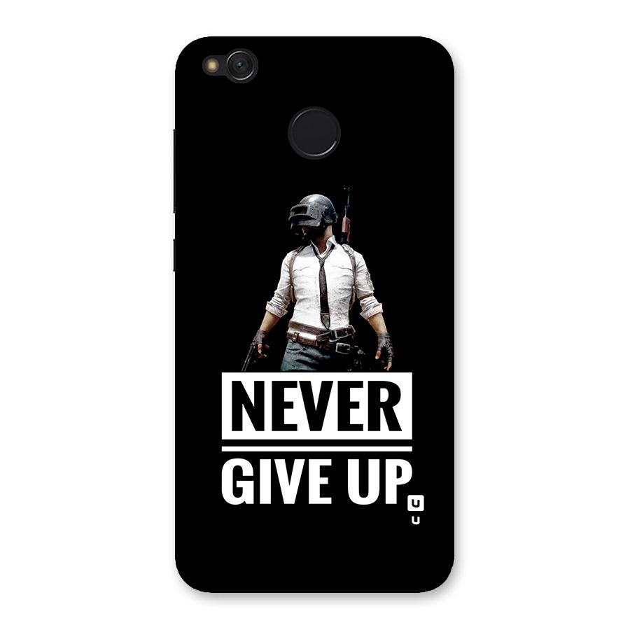 Never Giveup Back Case for Redmi 4