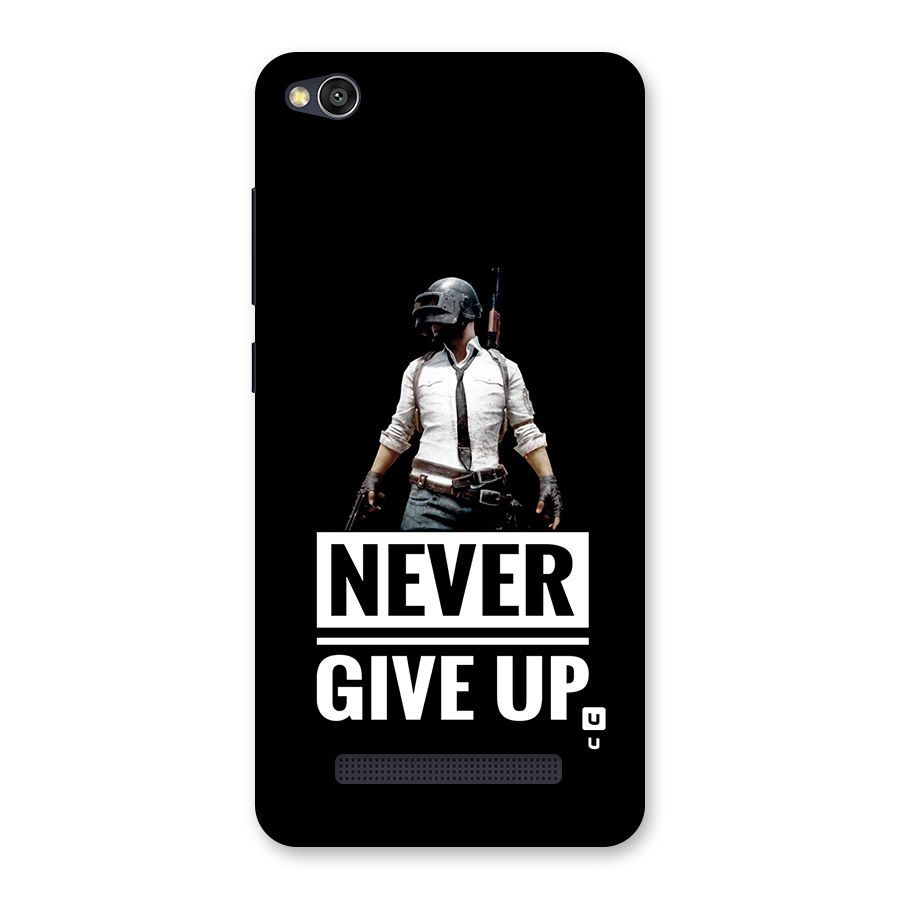 Never Giveup Back Case for Redmi 4A