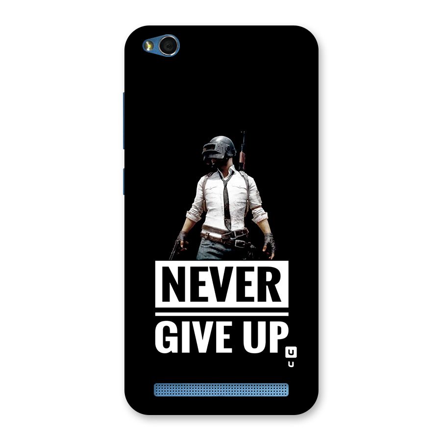 Never Giveup Back Case for Redmi 5A