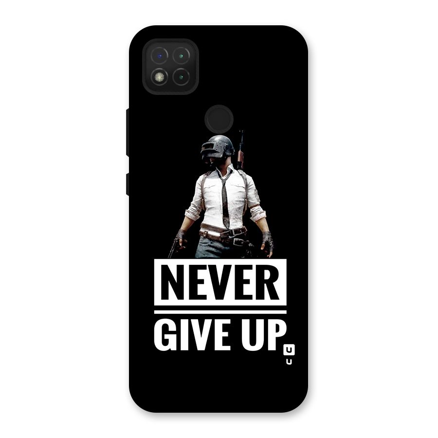 Never Giveup Back Case for Redmi 9 Activ