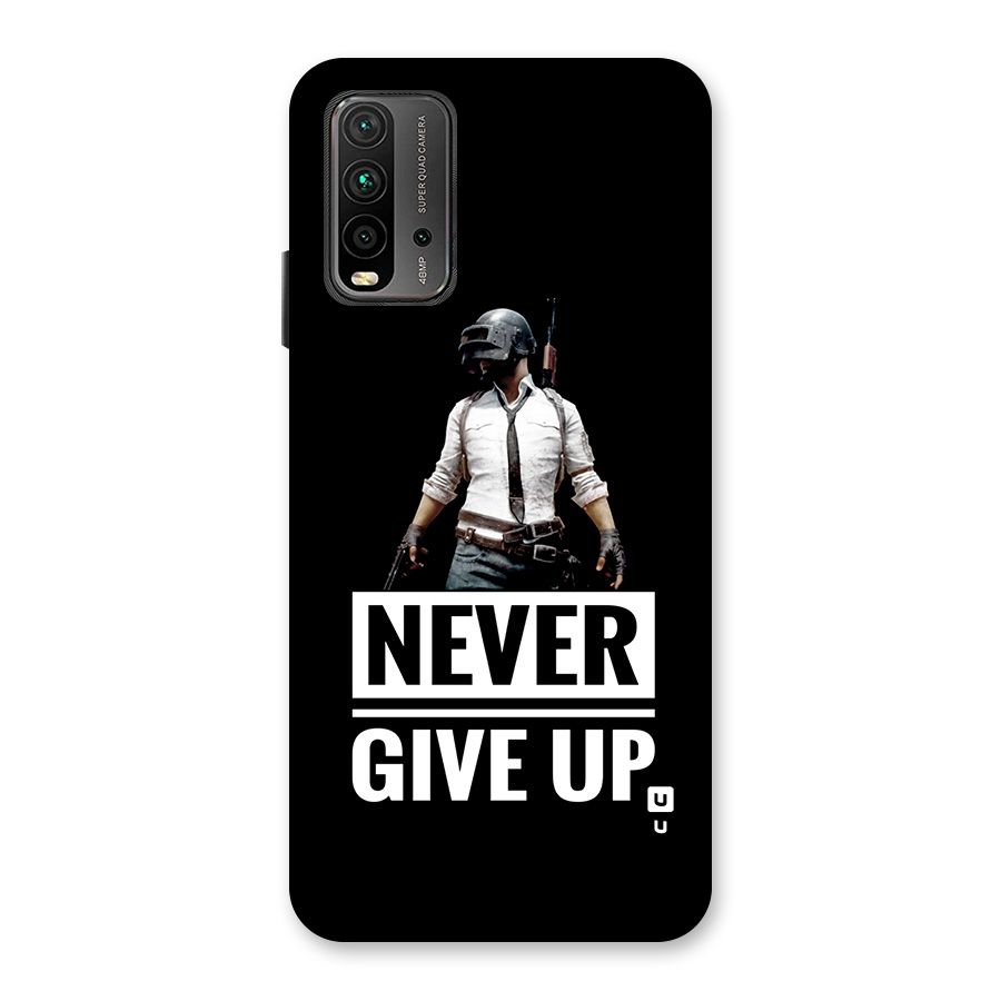 Never Giveup Back Case for Redmi 9 Power