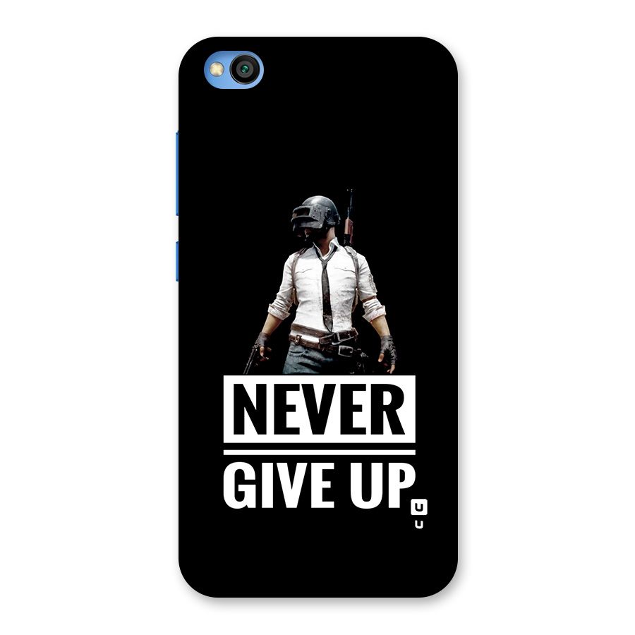Never Giveup Back Case for Redmi Go