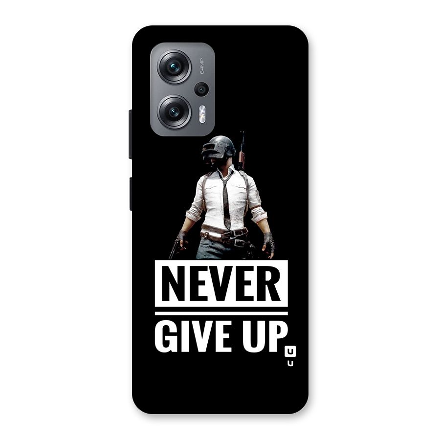 Never Giveup Back Case for Redmi K50i