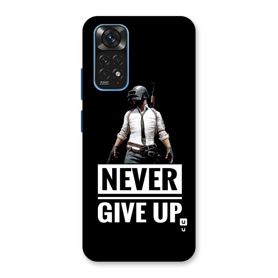 Never Giveup Back Case for Redmi Note 11S