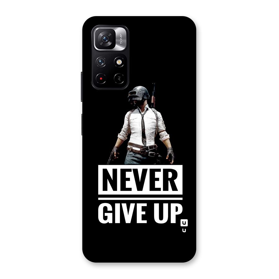 Never Giveup Back Case for Redmi Note 11T 5G