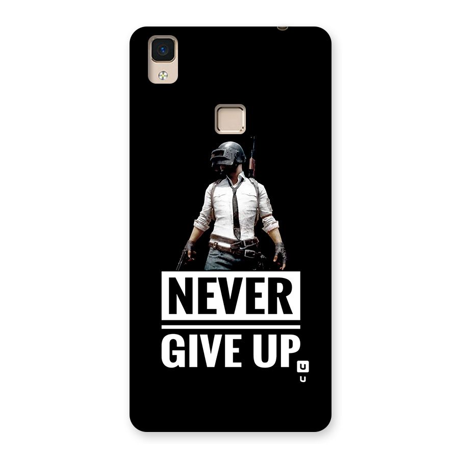 Never Giveup Back Case for V3 Max