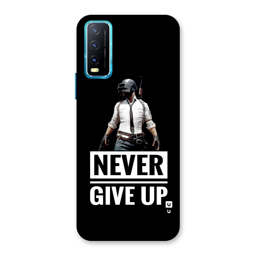 Never Giveup Back Case for Vivo Y20A