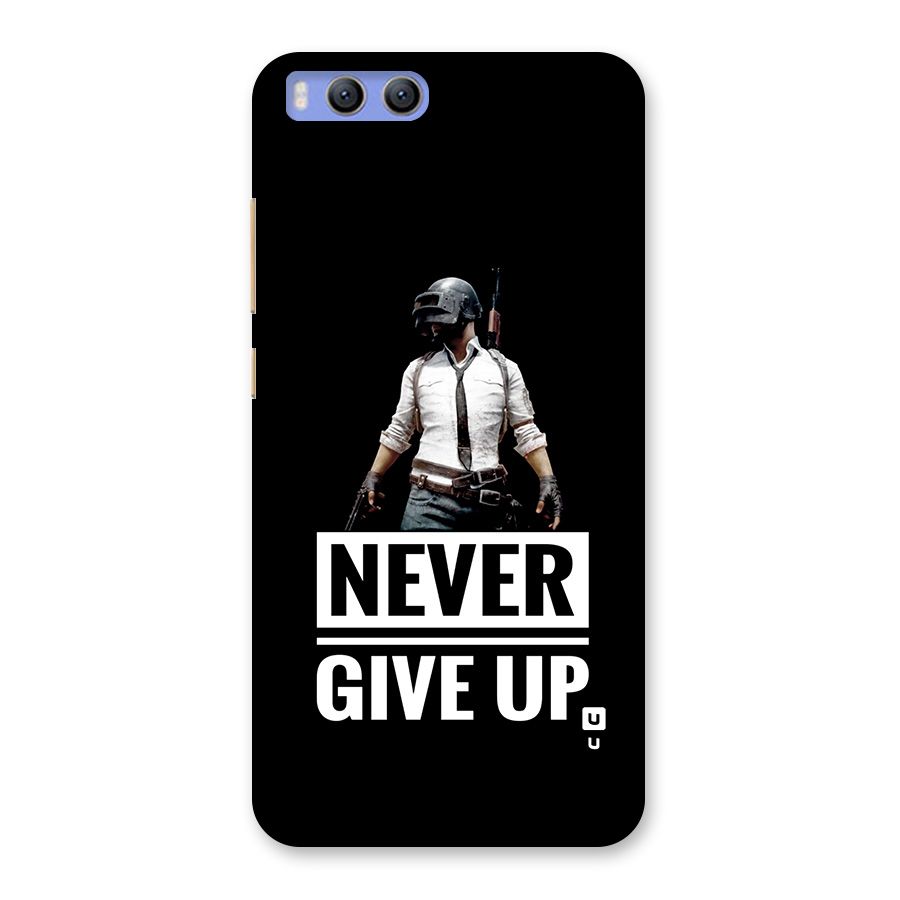 Never Giveup Back Case for Xiaomi Mi 6