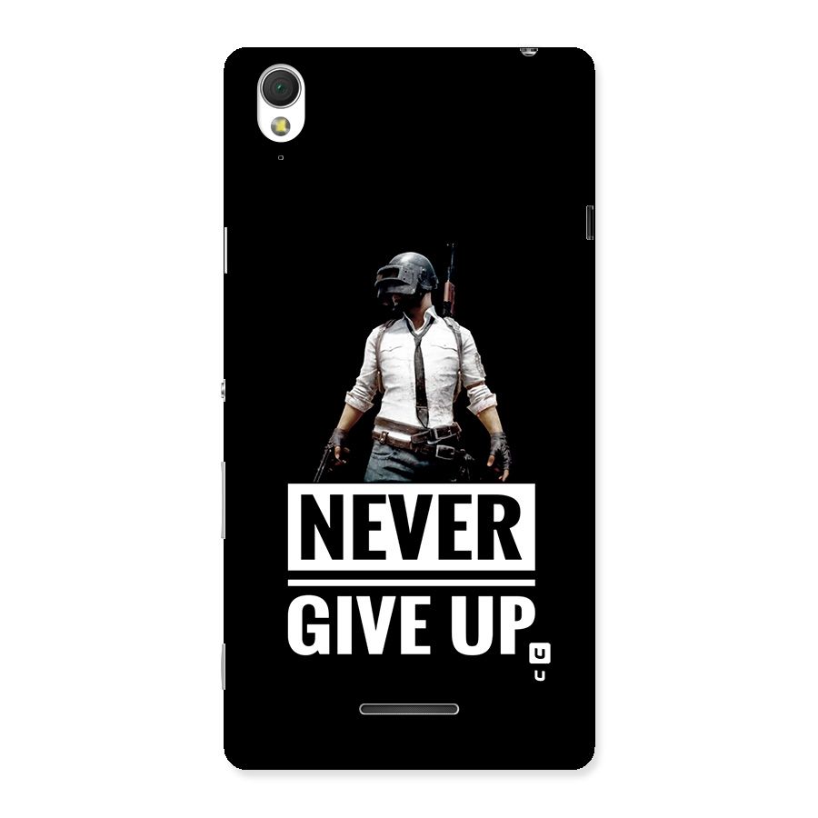 Never Giveup Back Case for Xperia T3
