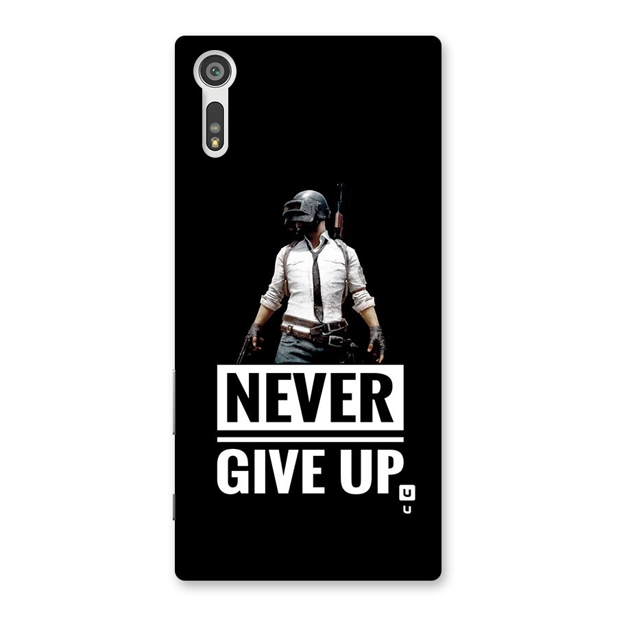 Never Giveup Back Case for Xperia XZ