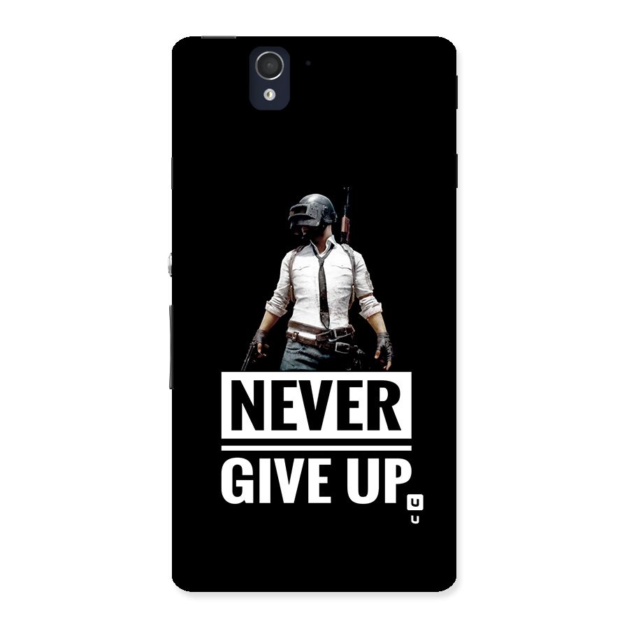 Never Giveup Back Case for Xperia Z