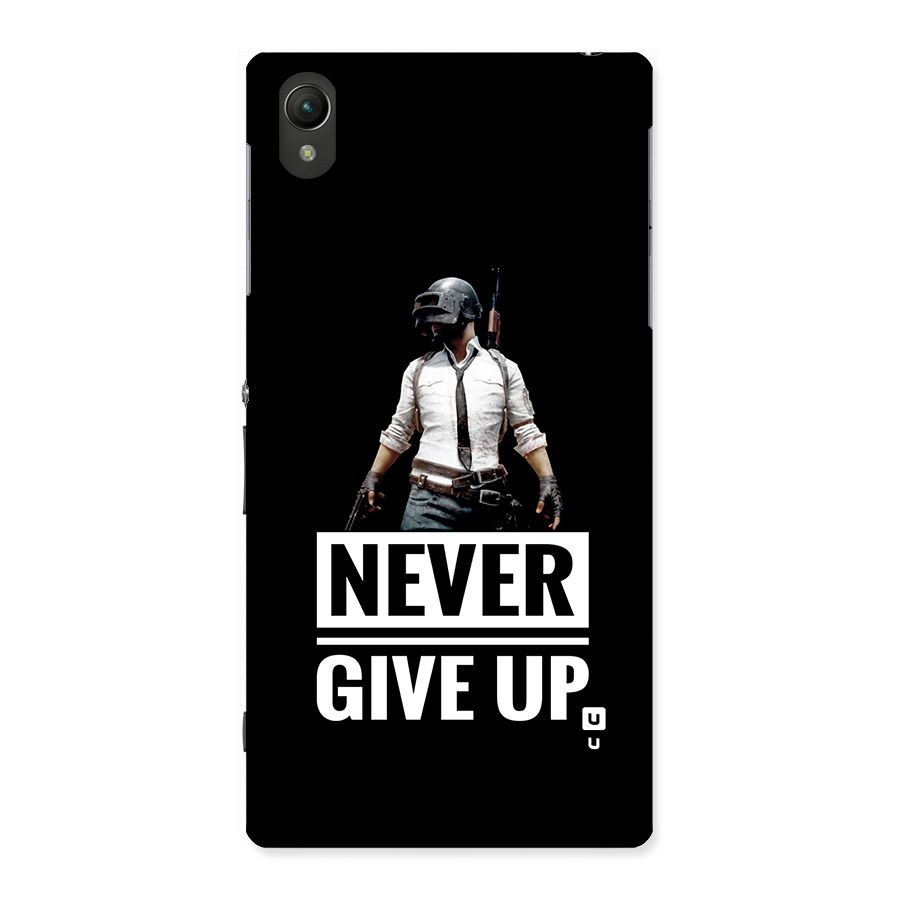 Never Giveup Back Case for Xperia Z1