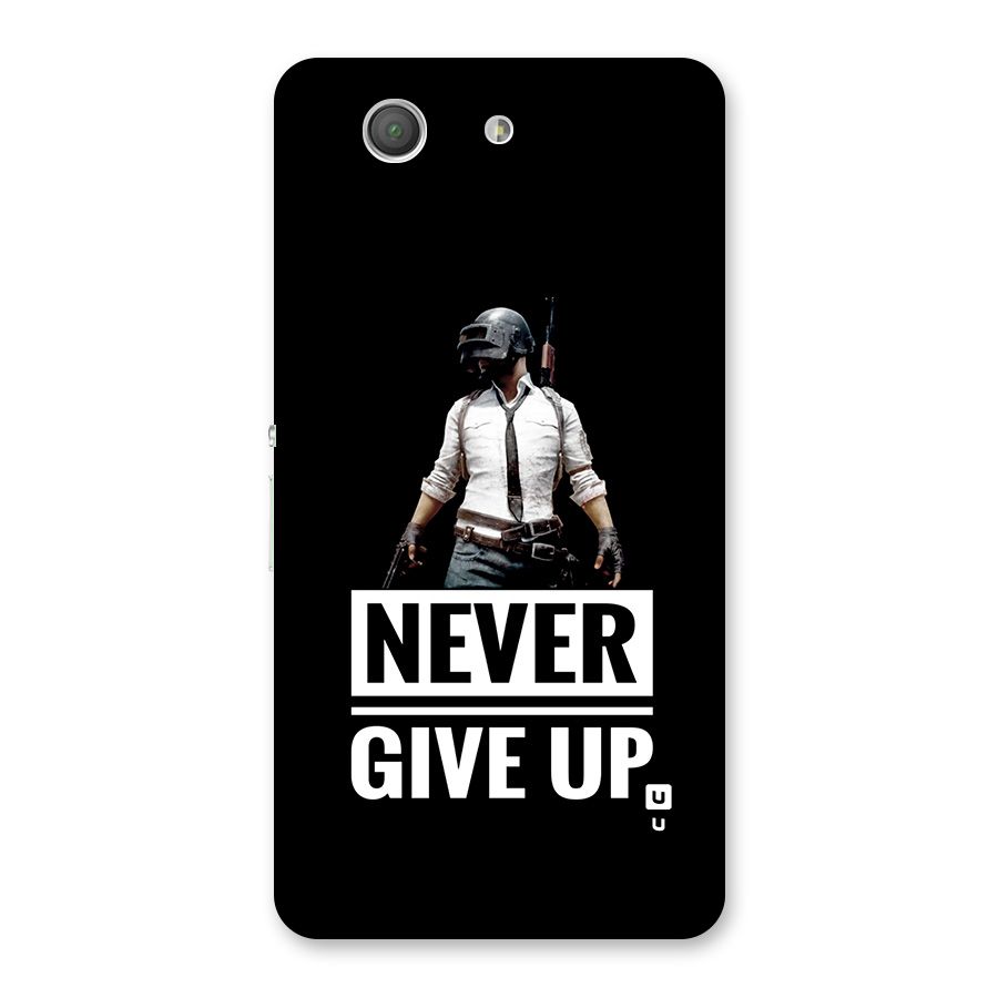 Never Giveup Back Case for Xperia Z3 Compact