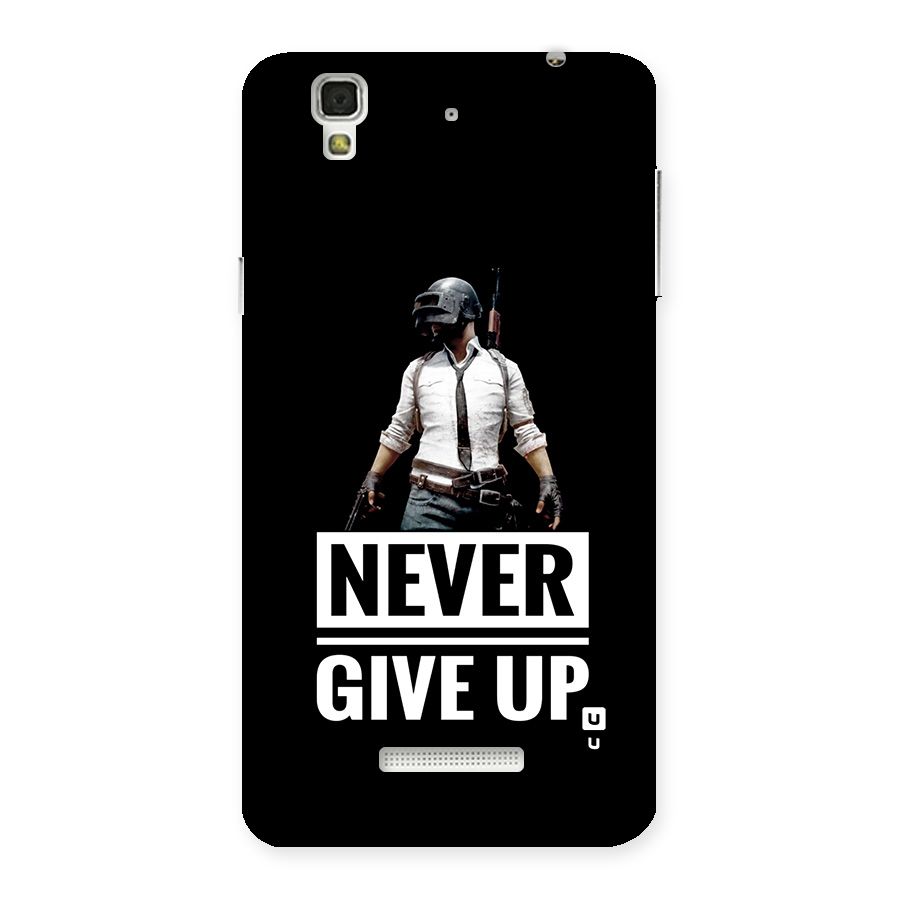 Never Giveup Back Case for YU Yureka Plus