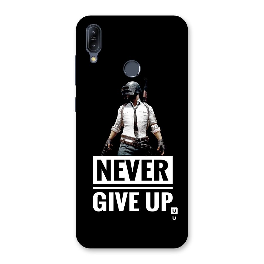 Never Giveup Back Case for Zenfone Max M2
