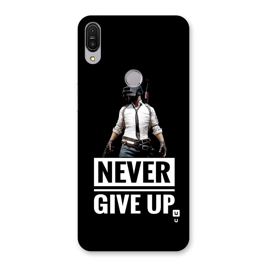 Never Giveup Back Case for Zenfone Max Pro M1