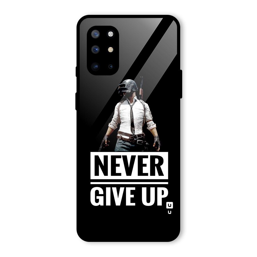 Never Giveup Glass Back Case for OnePlus 8T