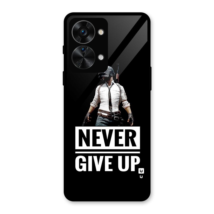 Never Giveup Glass Back Case for OnePlus Nord 2T