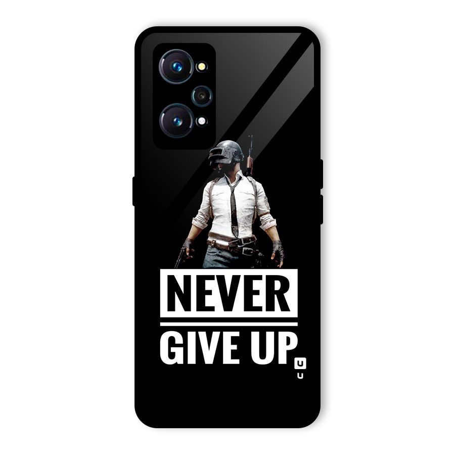 Never Giveup Glass Back Case for Realme GT Neo2