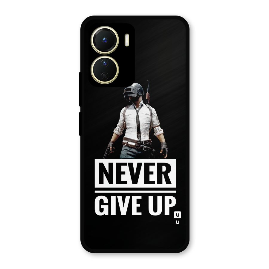 Never Giveup Metal Back Case for Vivo T2x