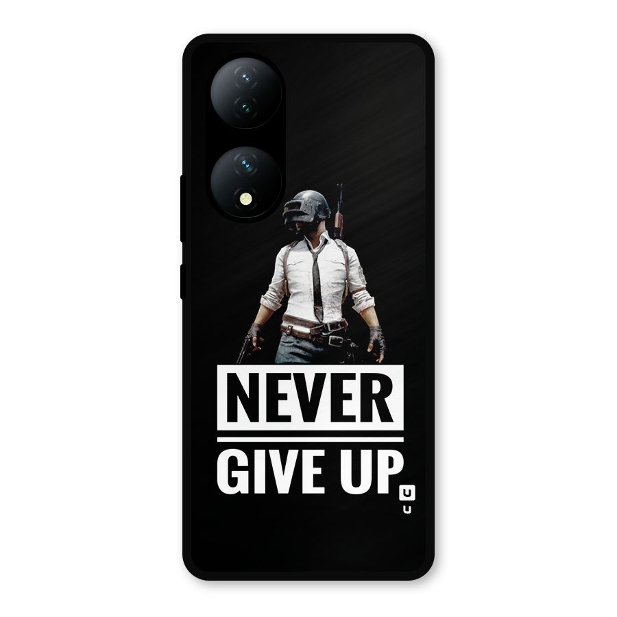 Never Giveup Metal Back Case for Vivo Y100a