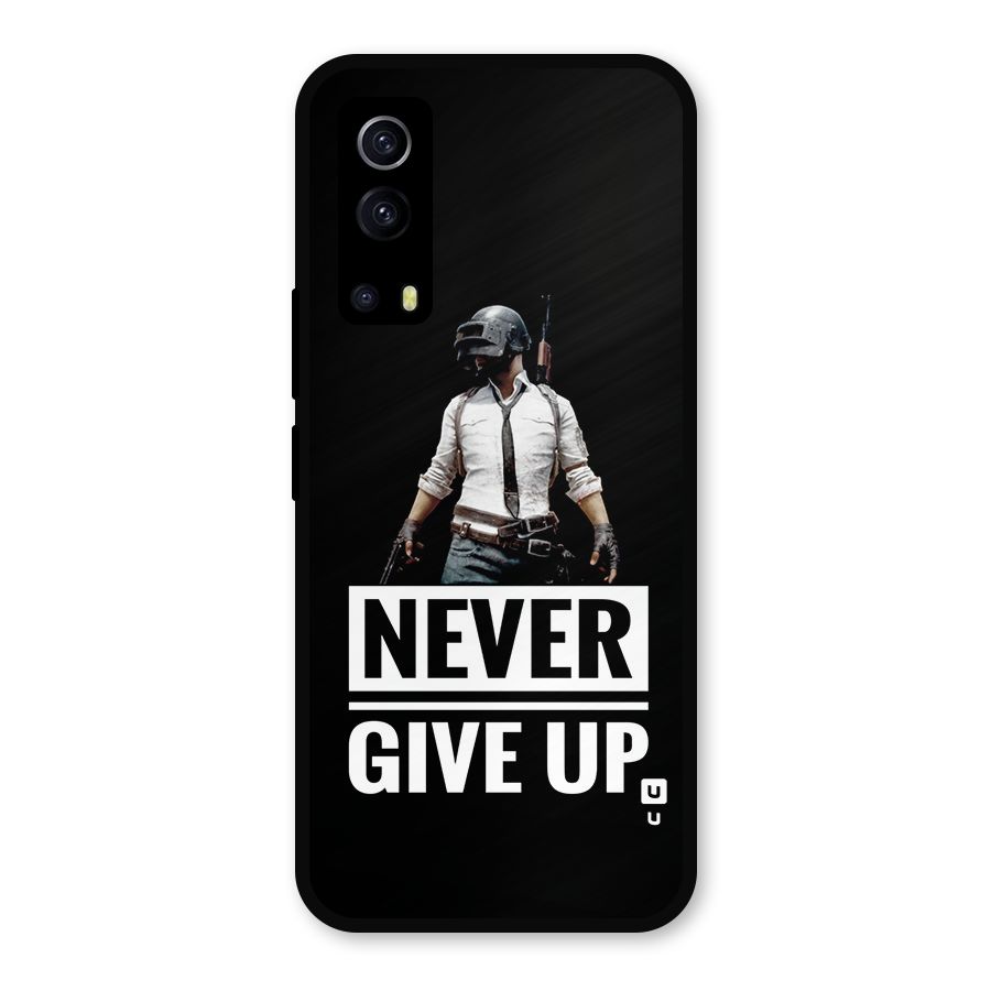 Never Giveup Metal Back Case for iQOO Z3