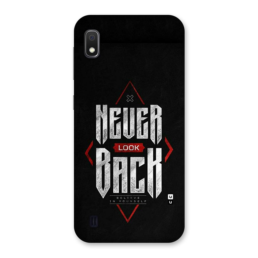 Never Look Back Diamond Back Case for Galaxy A10