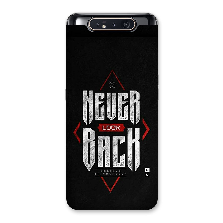 Never Look Back Diamond Back Case for Galaxy A80