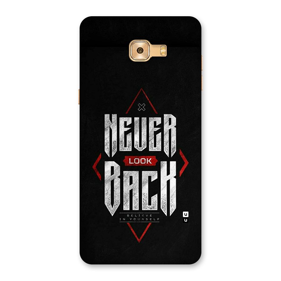 Never Look Back Diamond Back Case for Galaxy C9 Pro