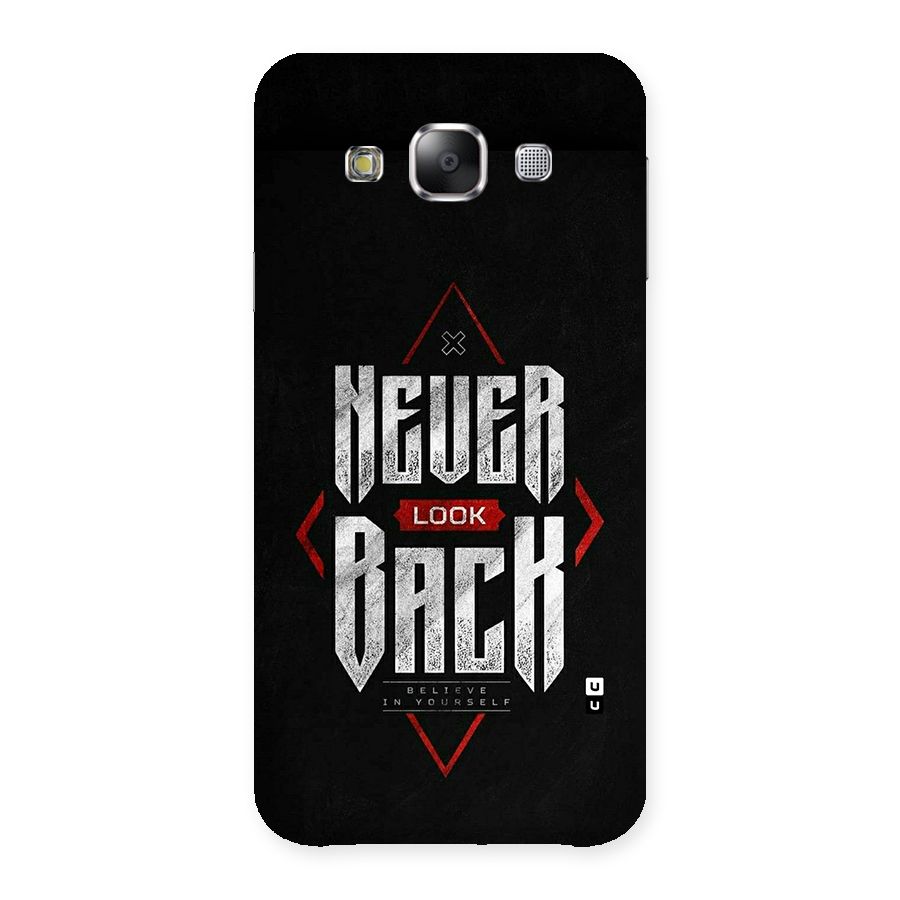 Never Look Back Diamond Back Case for Galaxy E5