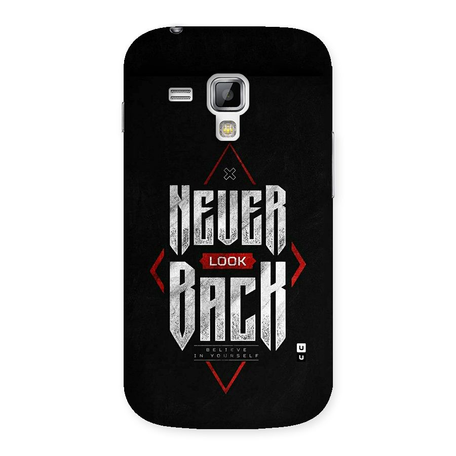 Never Look Back Diamond Back Case for Galaxy S Duos