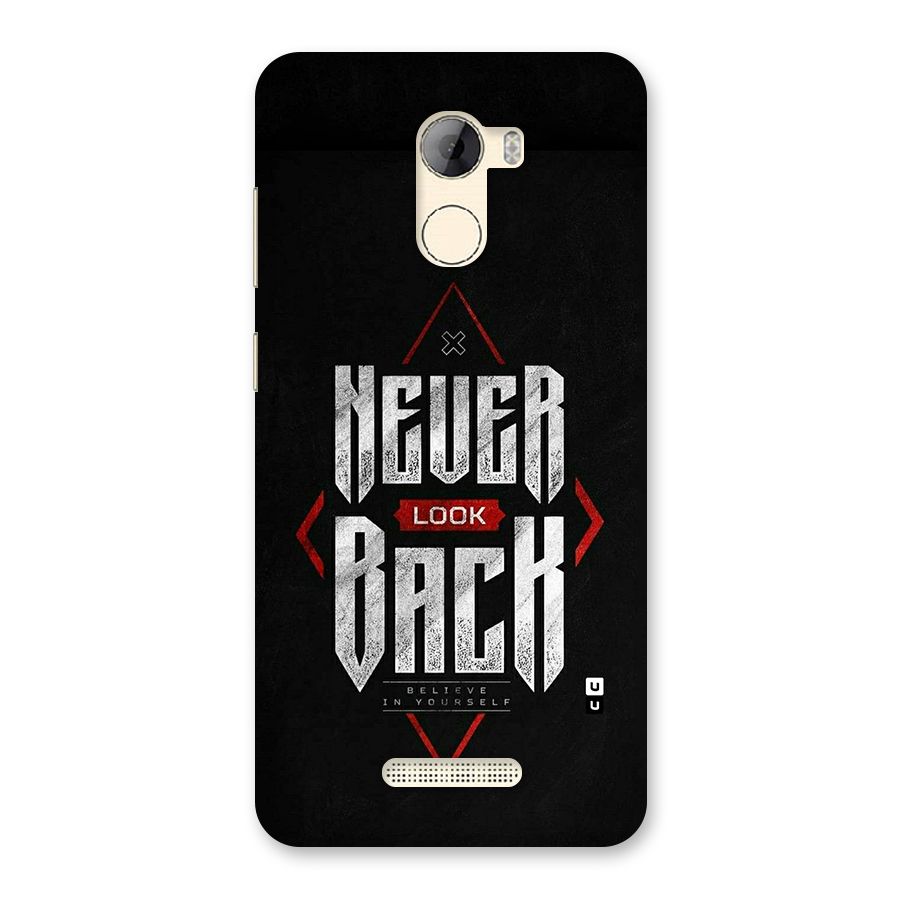 Never Look Back Diamond Back Case for Gionee A1 LIte
