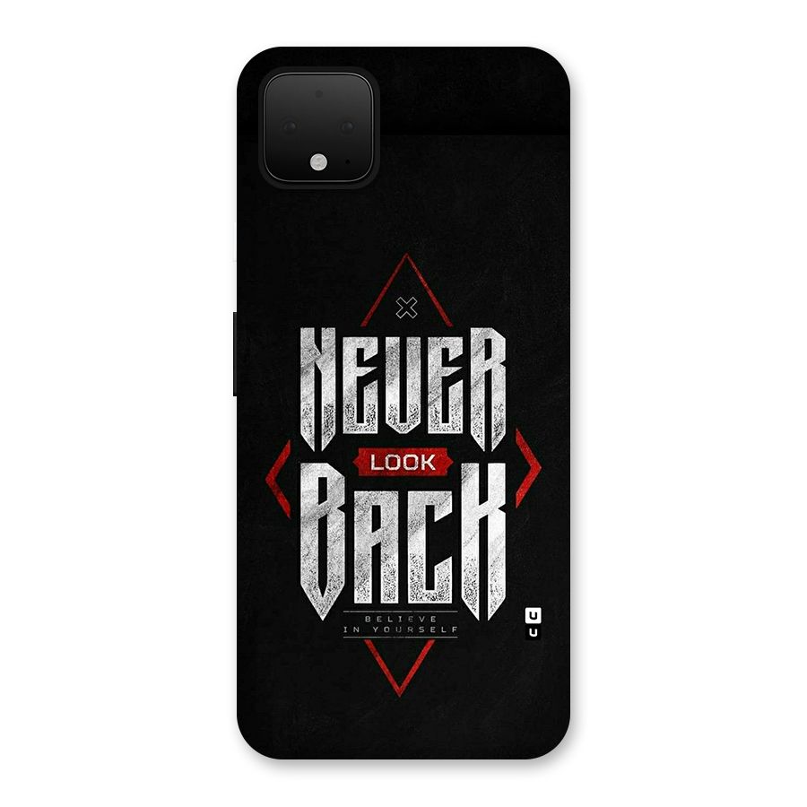 Never Look Back Diamond Back Case for Google Pixel 4 XL