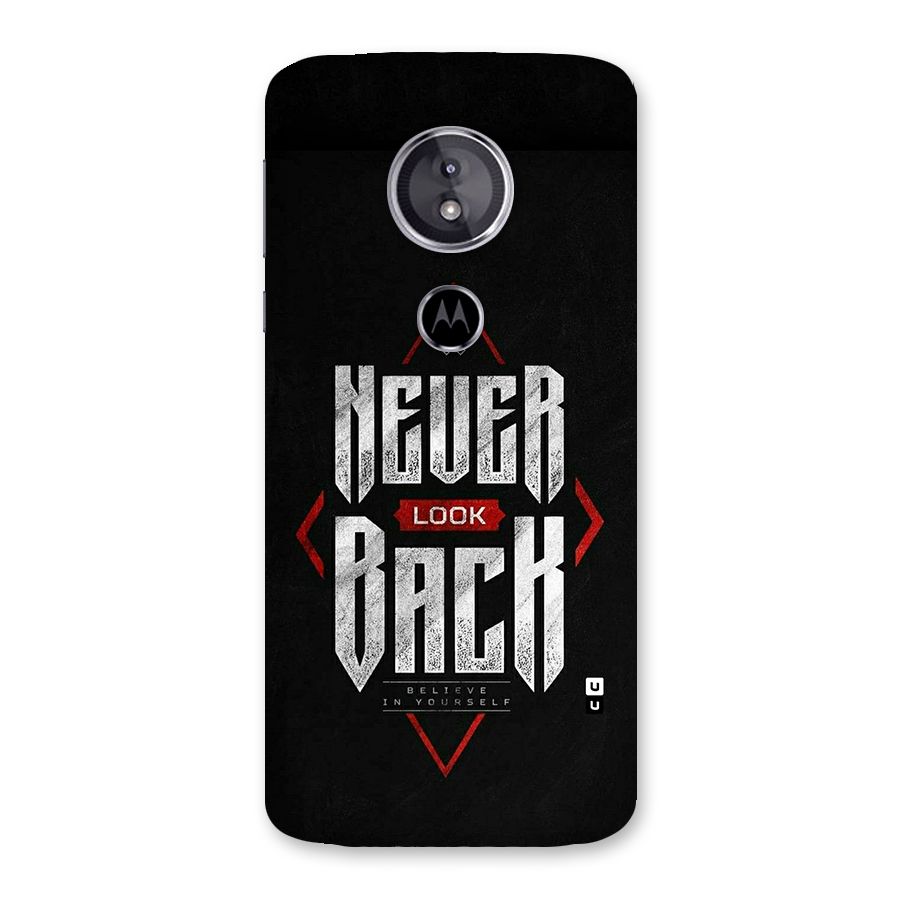 Never Look Back Diamond Back Case for Moto E5