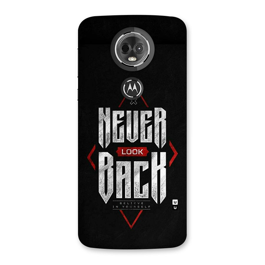 Never Look Back Diamond Back Case for Moto E5 Plus
