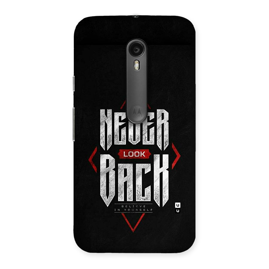 Never Look Back Diamond Back Case for Moto G3
