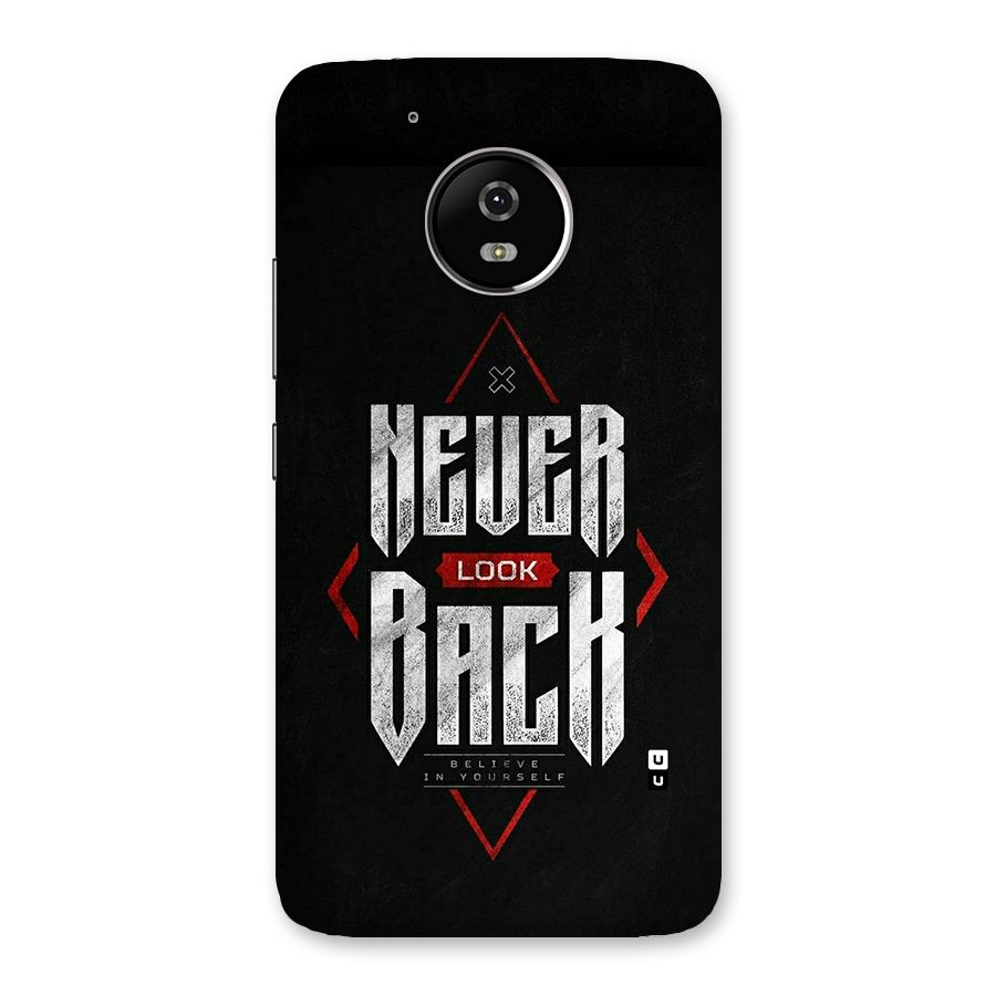 Never Look Back Diamond Back Case for Moto G5
