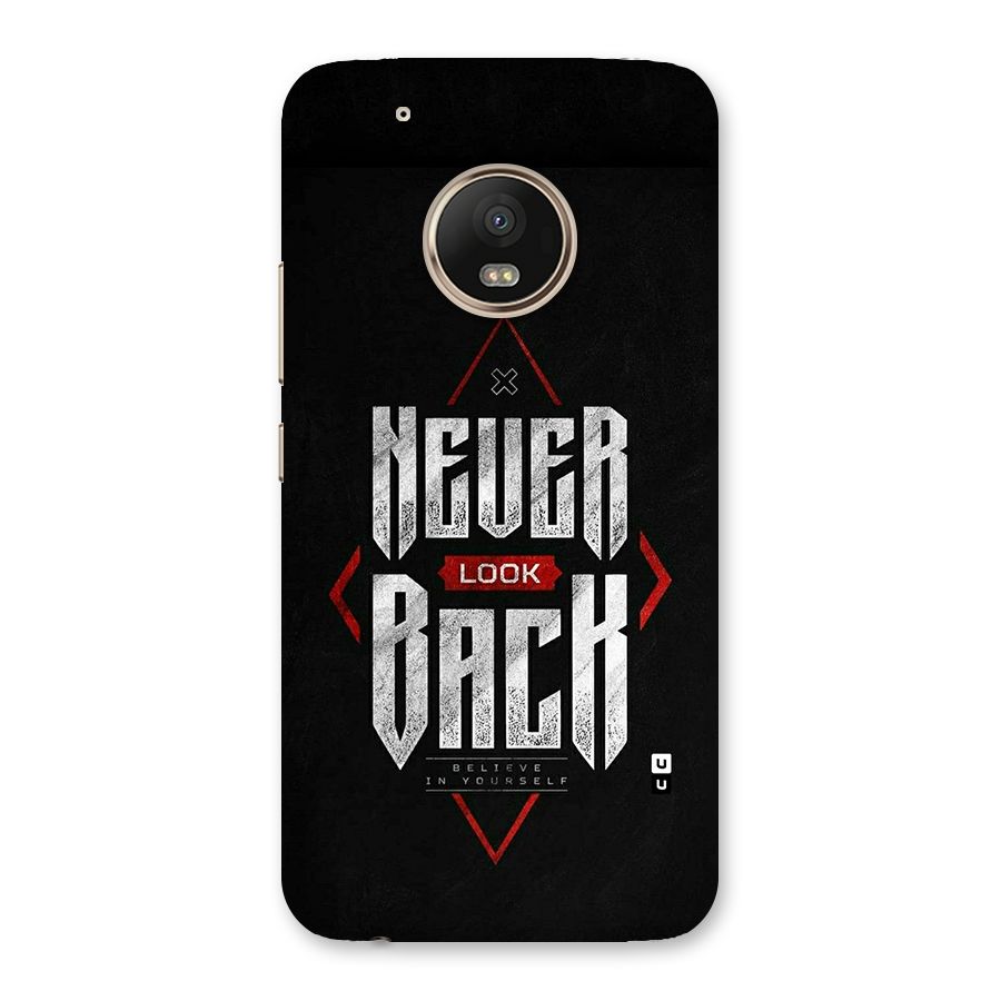 Never Look Back Diamond Back Case for Moto G5 Plus