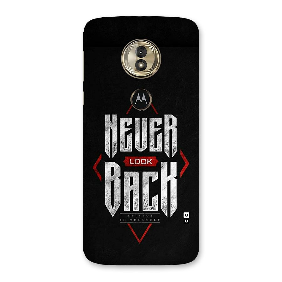Never Look Back Diamond Back Case for Moto G6 Play