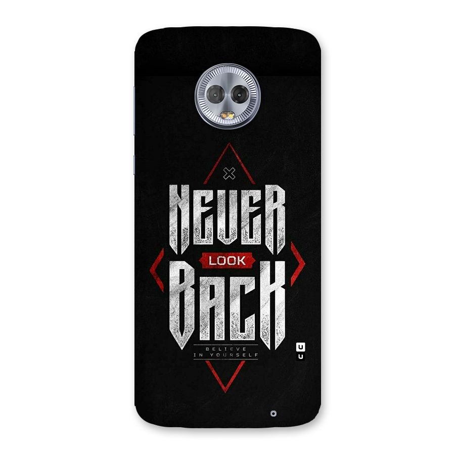 Never Look Back Diamond Back Case for Moto G6 Plus