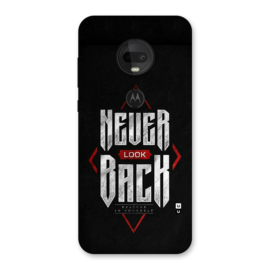 Never Look Back Diamond Back Case for Moto G7