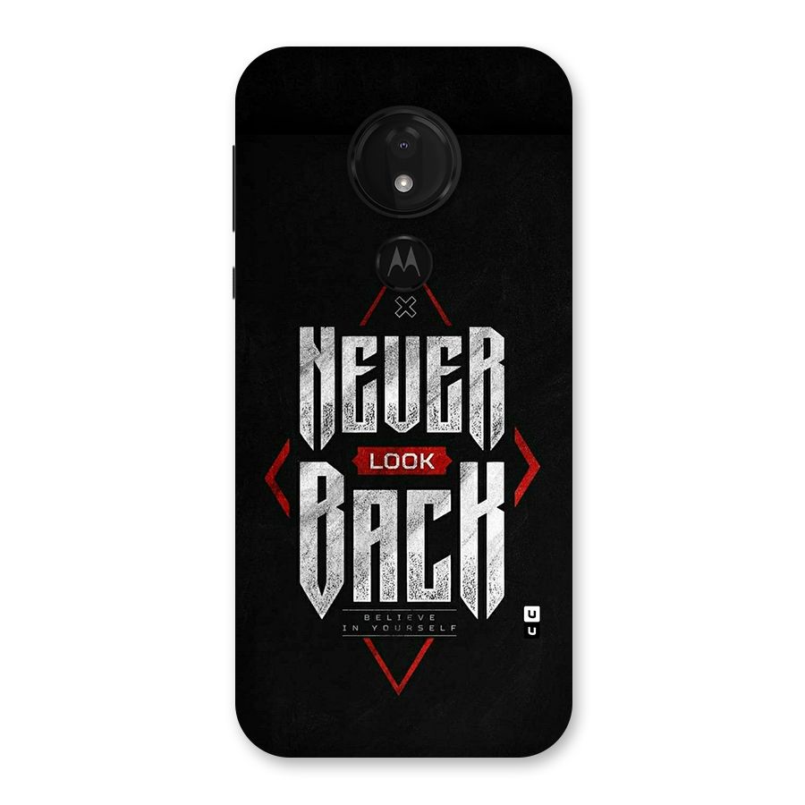 Never Look Back Diamond Back Case for Moto G7 Power