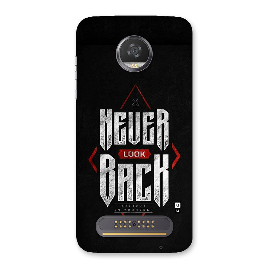 Never Look Back Diamond Back Case for Moto Z2 Play