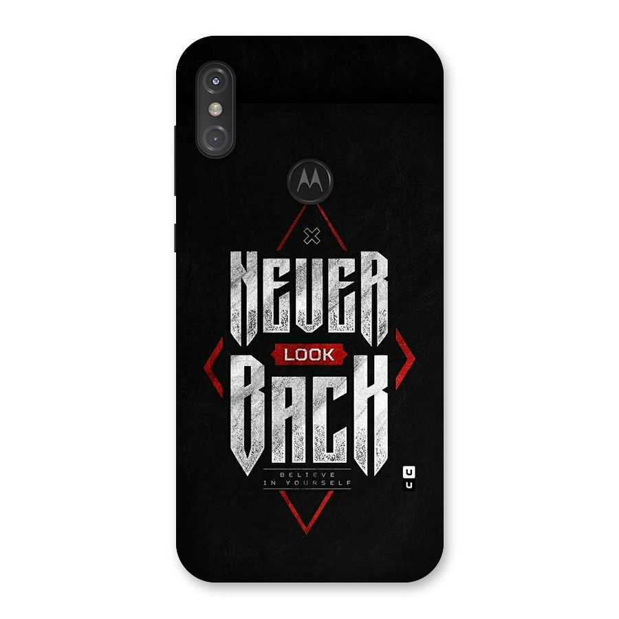 Never Look Back Diamond Back Case for Motorola One Power